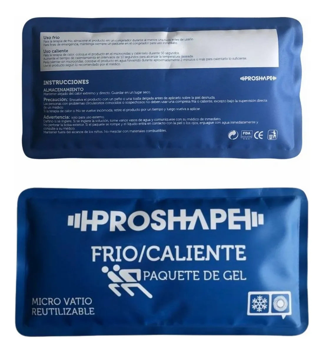 Compresa De Gel Frio /caliente Mediano Reutilizable